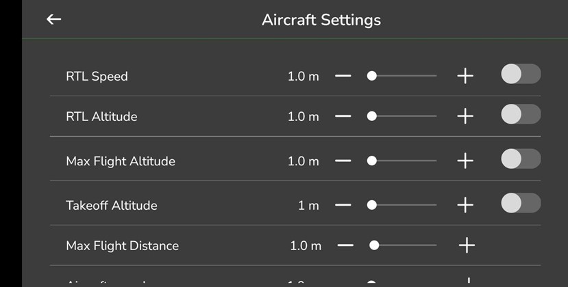 Aircraft Setting